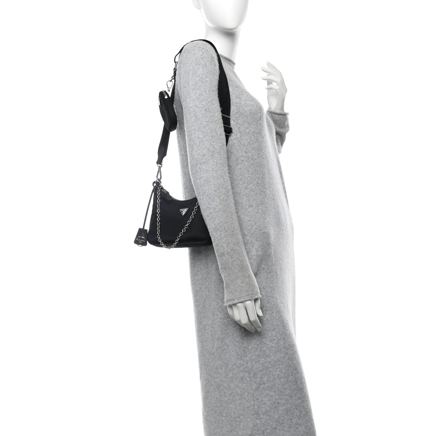 Nylon Re-Edition 2005 Shoulder Bag Black