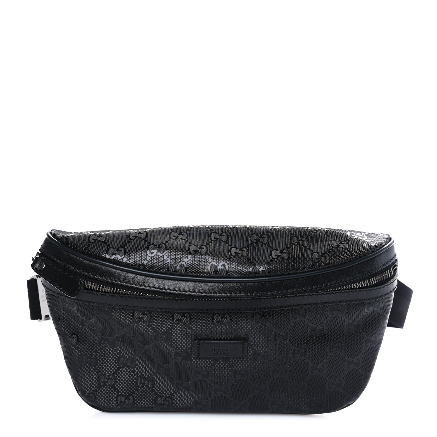 Gucci Imprime Monogram Belt Bag Black 1 of 8