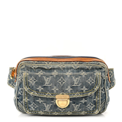 Louis Vuitton Monogram Denim Bum Bag Blue 1 of 9