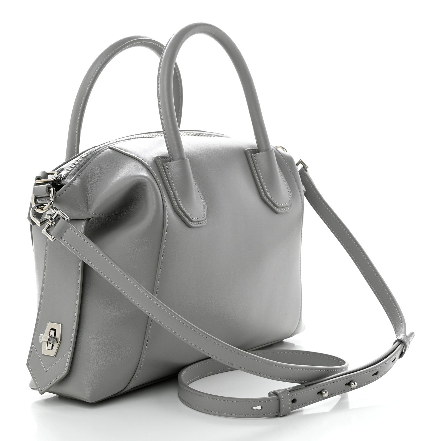 Givenchy Smooth Calfskin Small Soft Antigona Cloud Grey 3 of 9