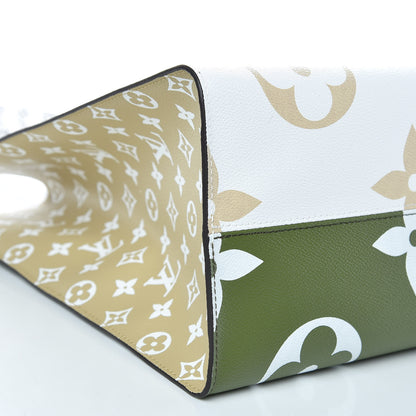 Louis Vuitton Monogram Giant Onthego GM Kaki Beige 8 of 11