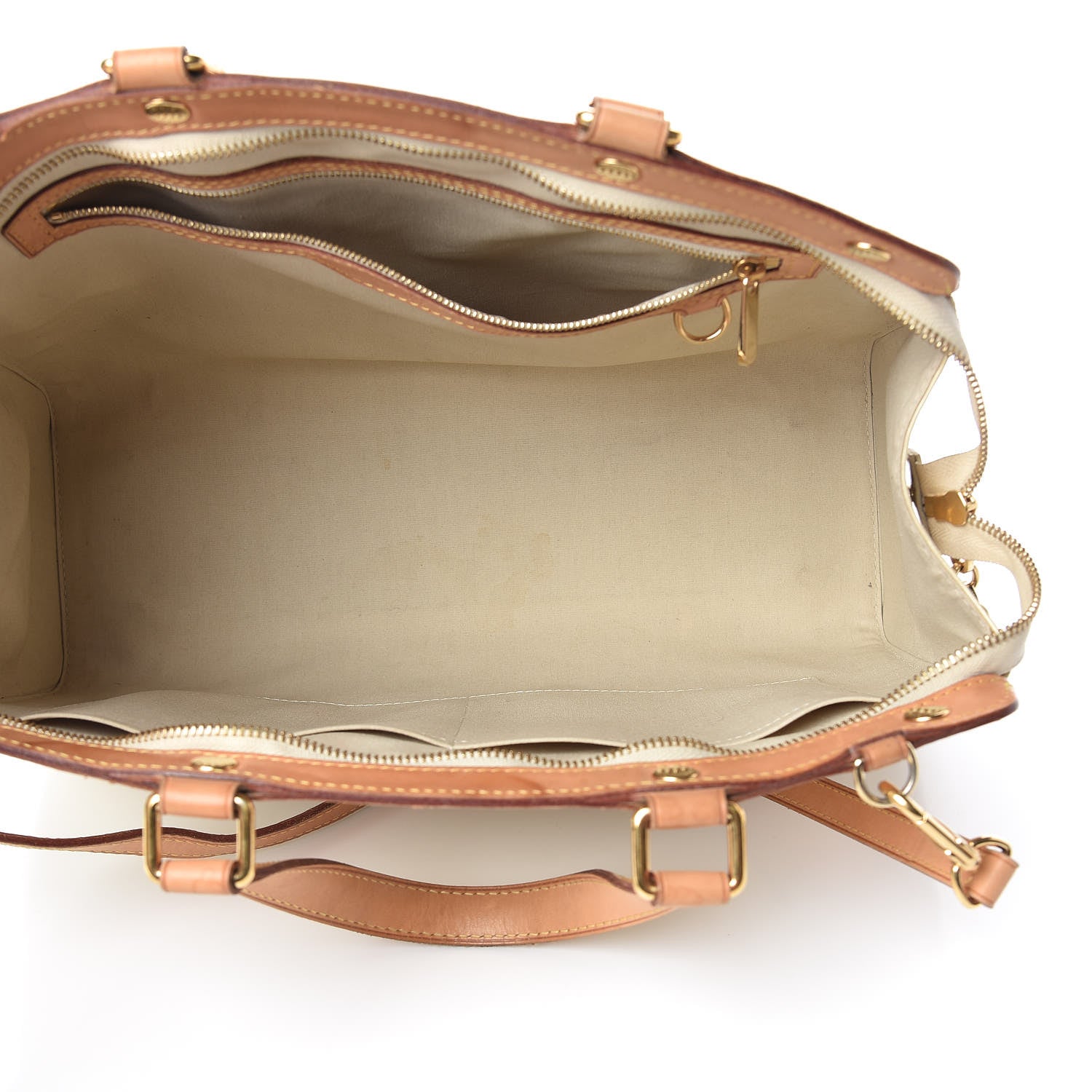 Louis Vuitton Vernis Brea GM Blanc Corail 5 of 15