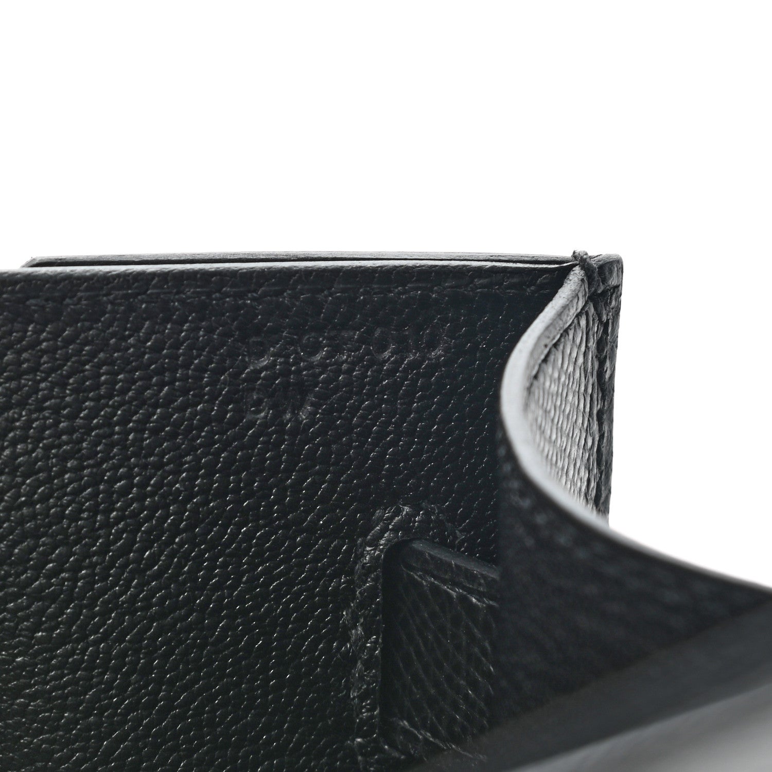 Hermes Epsom Kelly Depeches 25 Pouch Black 7 of 12