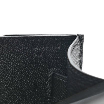 Hermes Epsom Kelly Depeches 25 Pouch Black 7 of 12