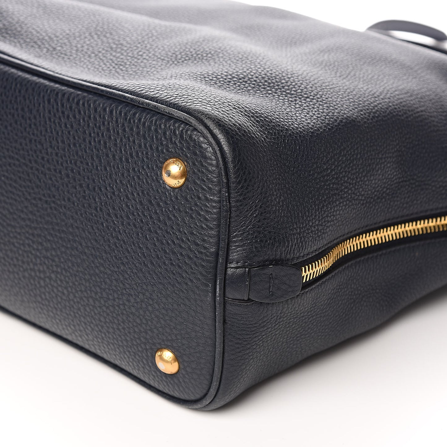 Vitello Daino Side Zip Tote Baltico