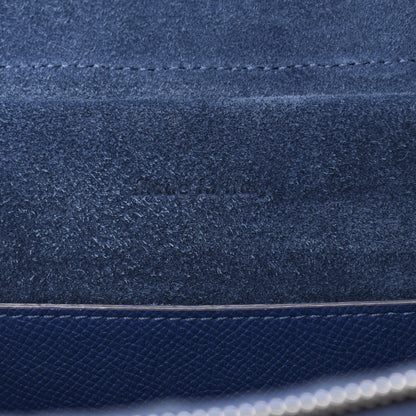 Celine Grained Calfskin Micro Belt Bag Indigo 6 of 13
