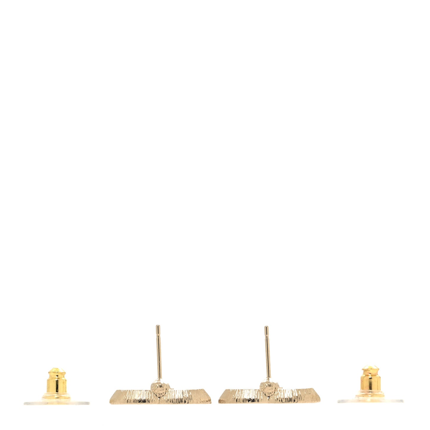 Crystal CC Earrings Gold
