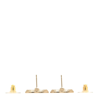 Chanel Crystal CC Earrings Gold 3 of 5