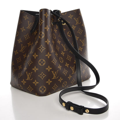 Louis Vuitton Monogram Neonoe MM Black 3 of 7