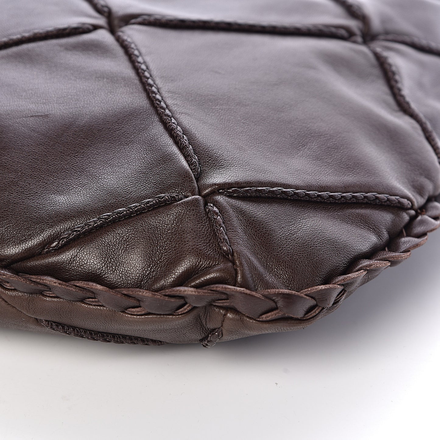 Nappa Quilted Medium Veneta Hobo Ebano
