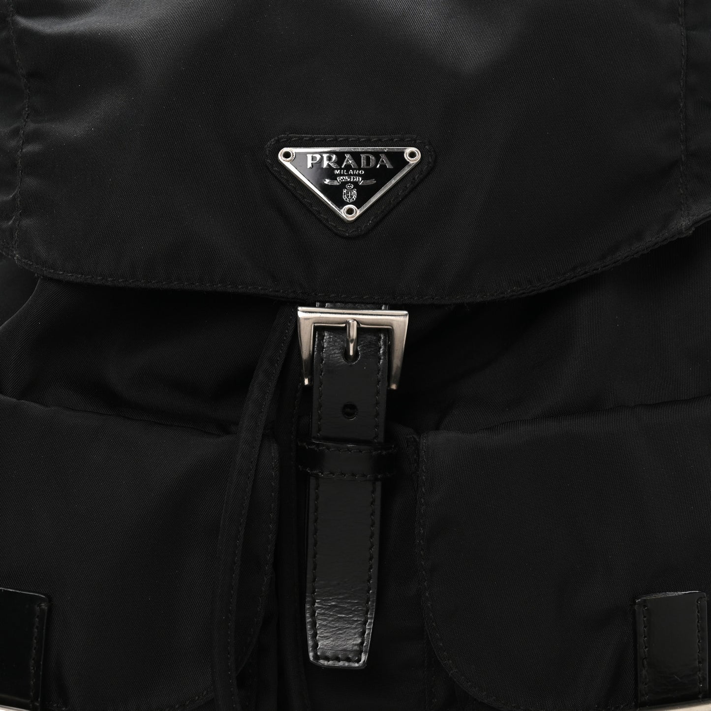 Tessuto Nylon Vela Small Backpack Black