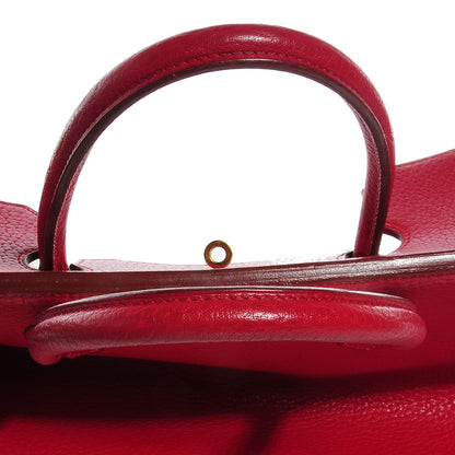 Hermes Ardennes Birkin 40 Rouge Vif 9 of 28