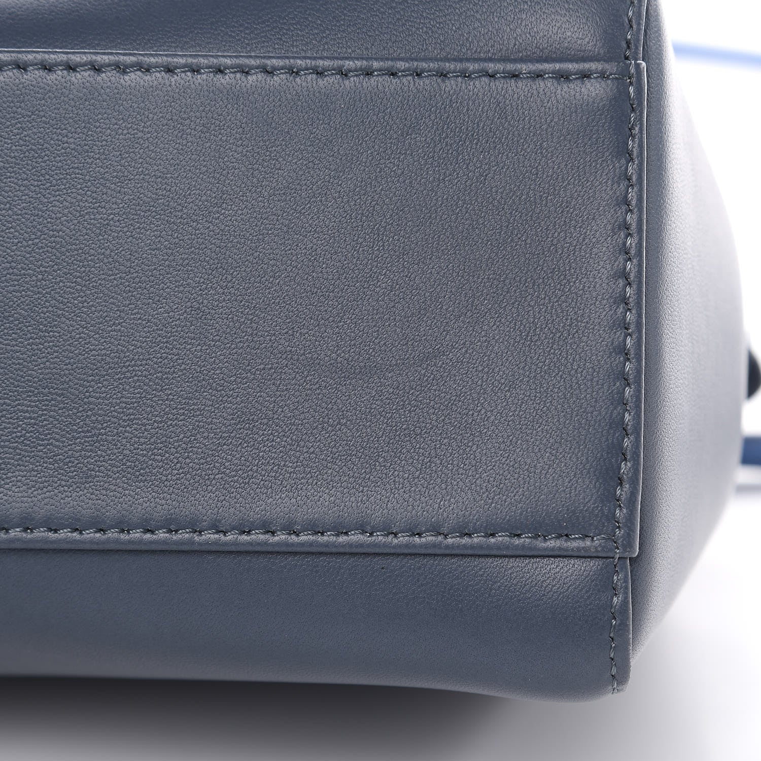Fendi Nappa Colorblock Mini Peekaboo Iconic Satchel Tempesta Nebula Polvere 10 of 12