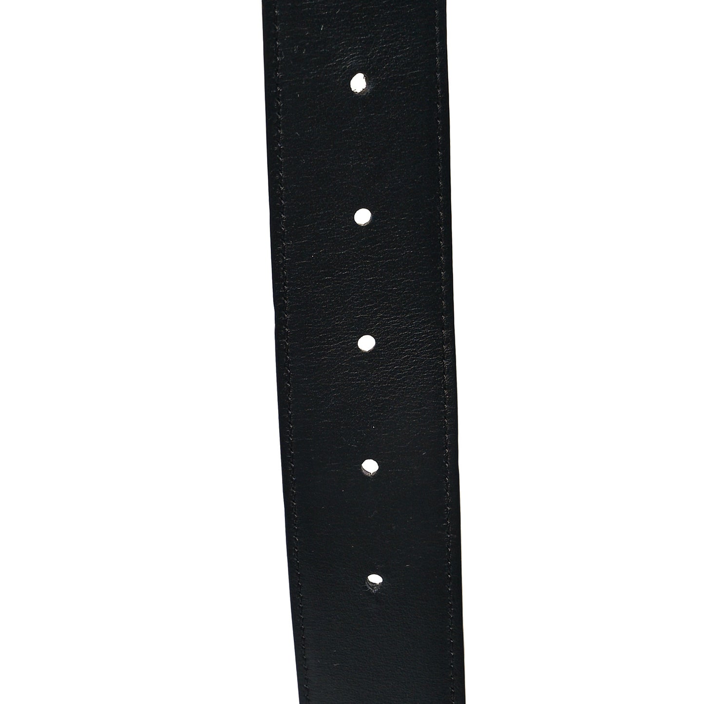 Glossy Calfskin VLogo Belt 95 38 Black