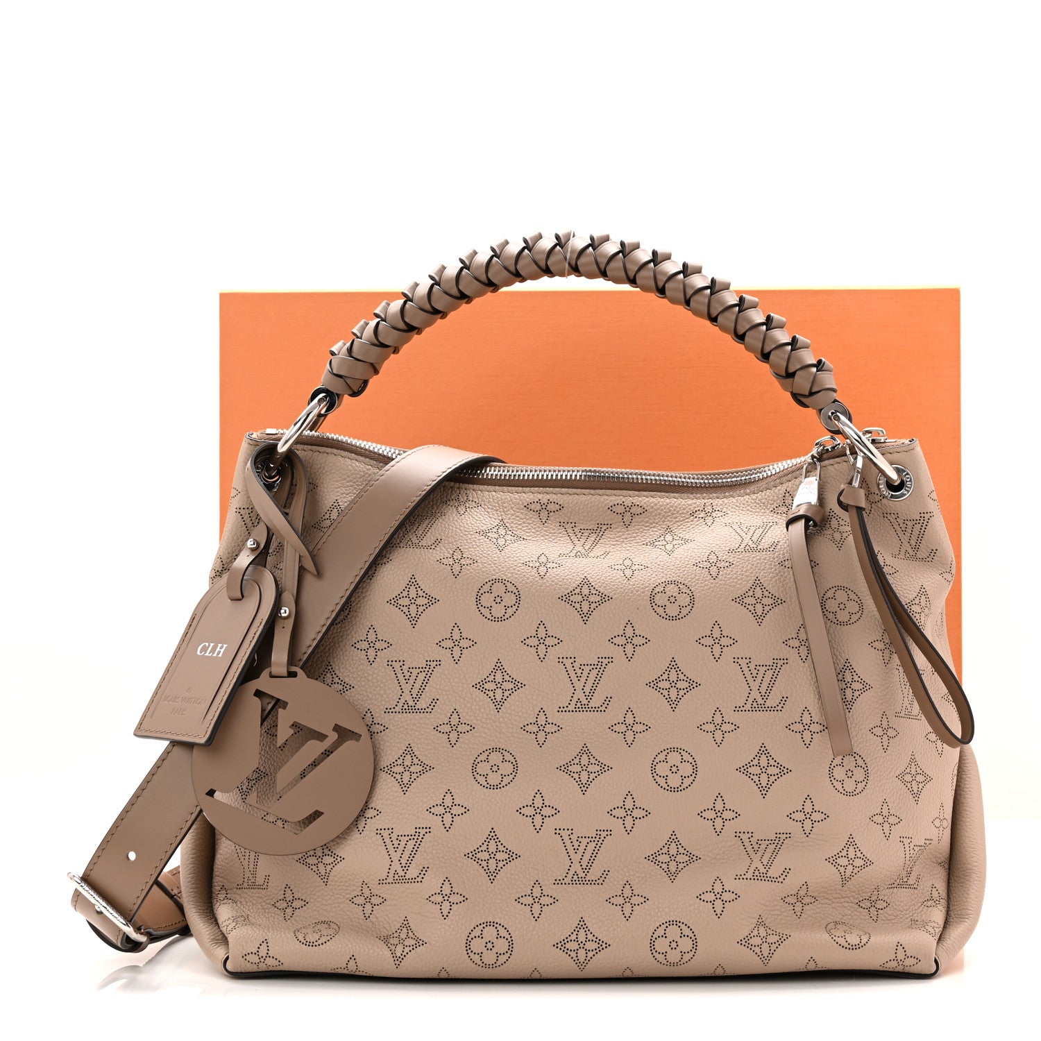 Louis Vuitton Mahina Beaubourg Hobo MM Galet 11 of 11