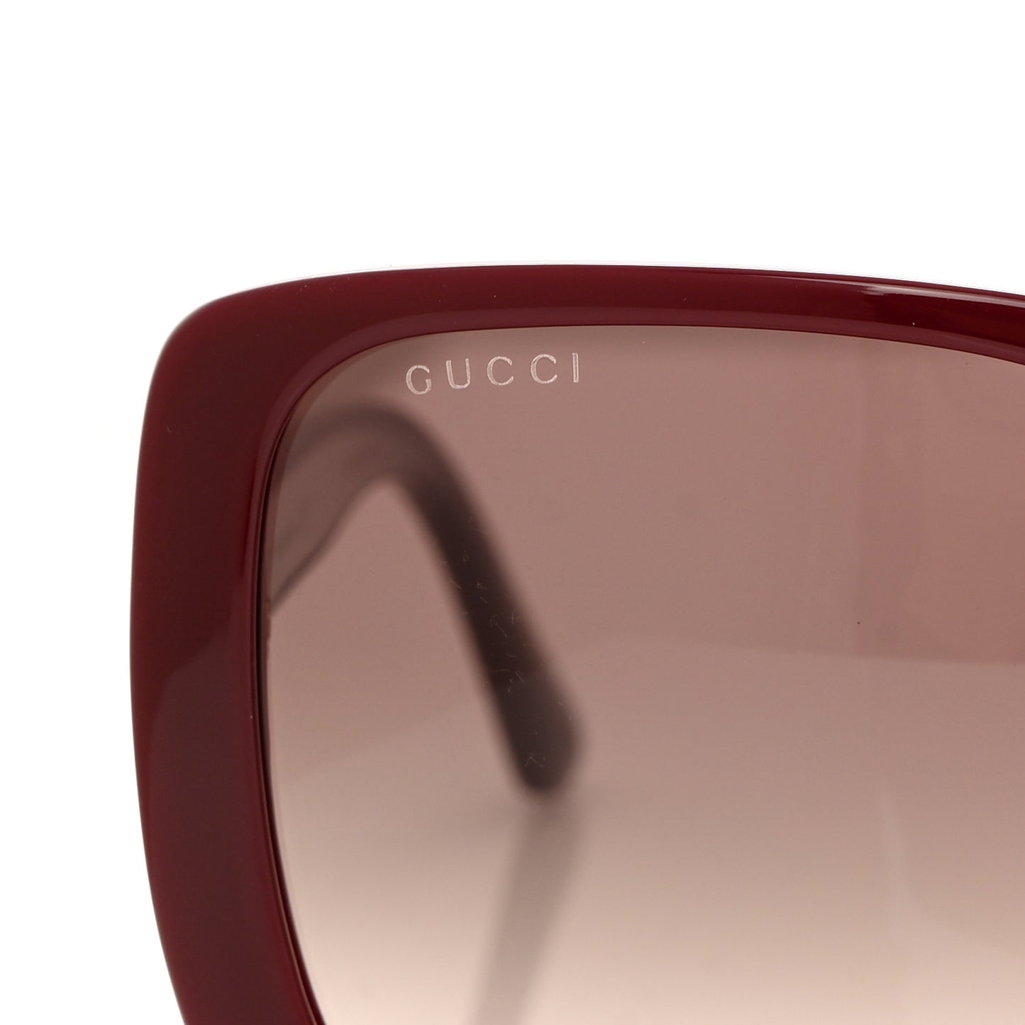 Acetate Square Frame GG0632SA Sunglasses Burgundy