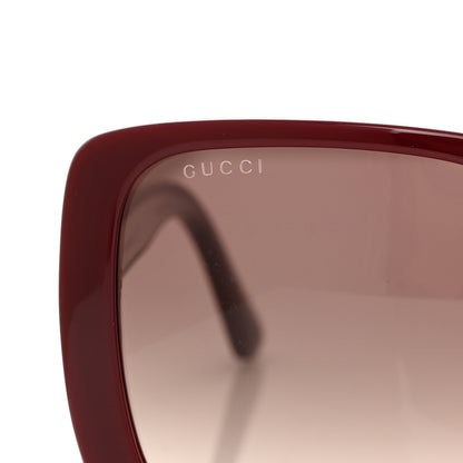 Gucci Acetate Square Frame GG0632SA Sunglasses Burgundy 7 of 8