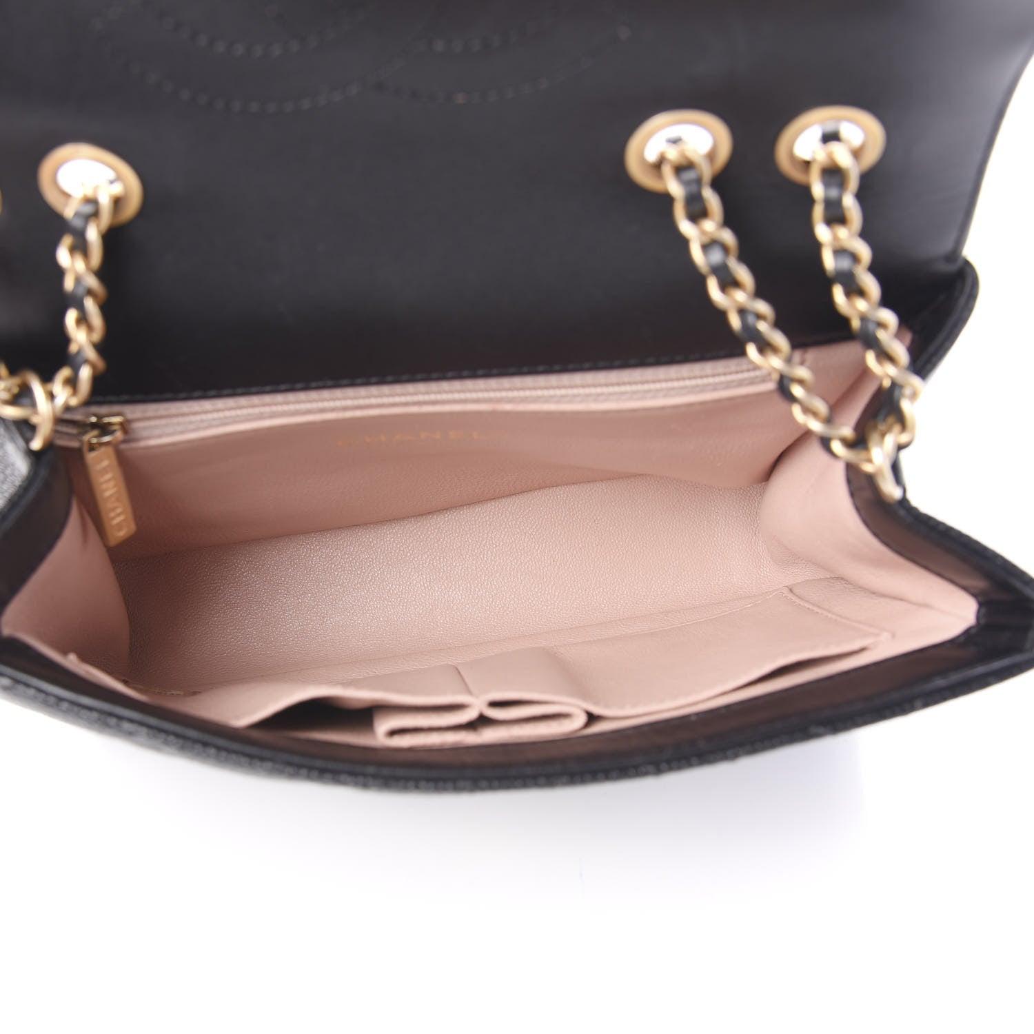 Chanel Caviar Quilted Small CC Filigree Flap Black 4 of 10