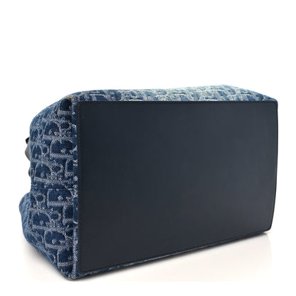 Christian Dior Denim Jacquard Oblique Medium Toujours Blue 4 of 10