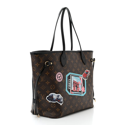 Louis Vuitton Monogram My LV World Tour Neverfull MM 4 of 11