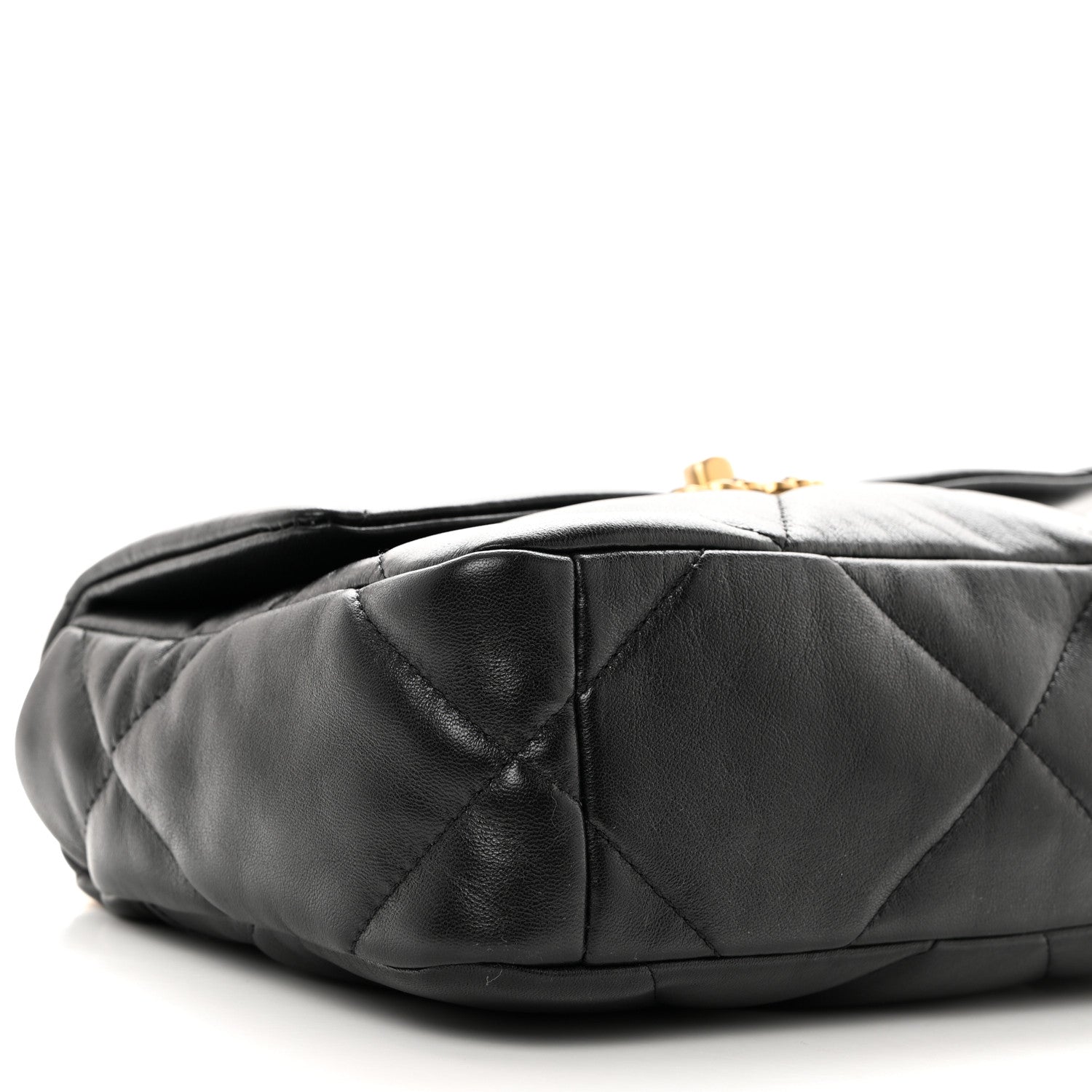Chanel Lambskin Quilted Medium Chanel 19 Flap Black 9 of 10