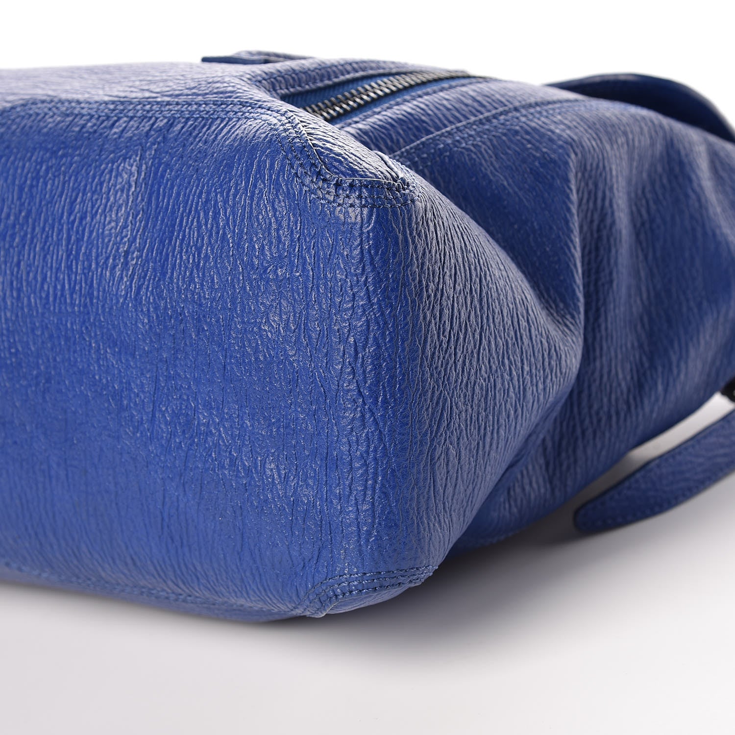 3.1 Phillip Lim 3.1 Textured Calfskin Large Pashli Satchel Cobalt 9 of 10