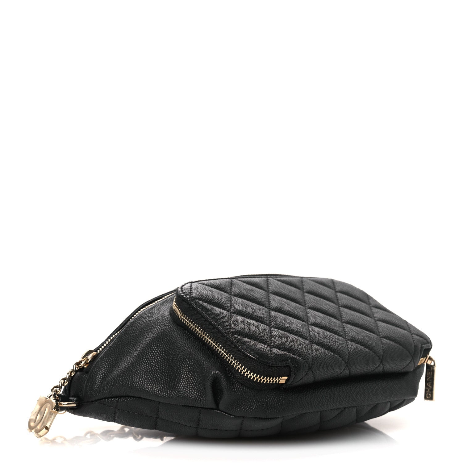Chanel Caviar Quilted Business Affinity Waist Belt Bag Black 4 of 13