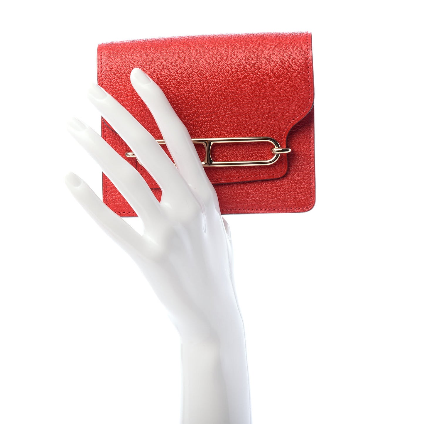 Chevre Mysore Roulis Slim Wallet Rouge De Coeur