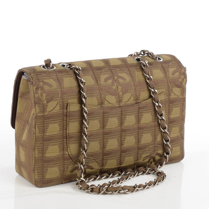 Chanel Nylon Medium Travel Flap Brown 4 of 10