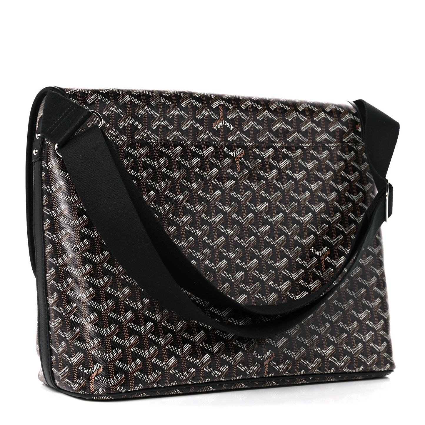 Goyardine Capetien Messenger Bag Black