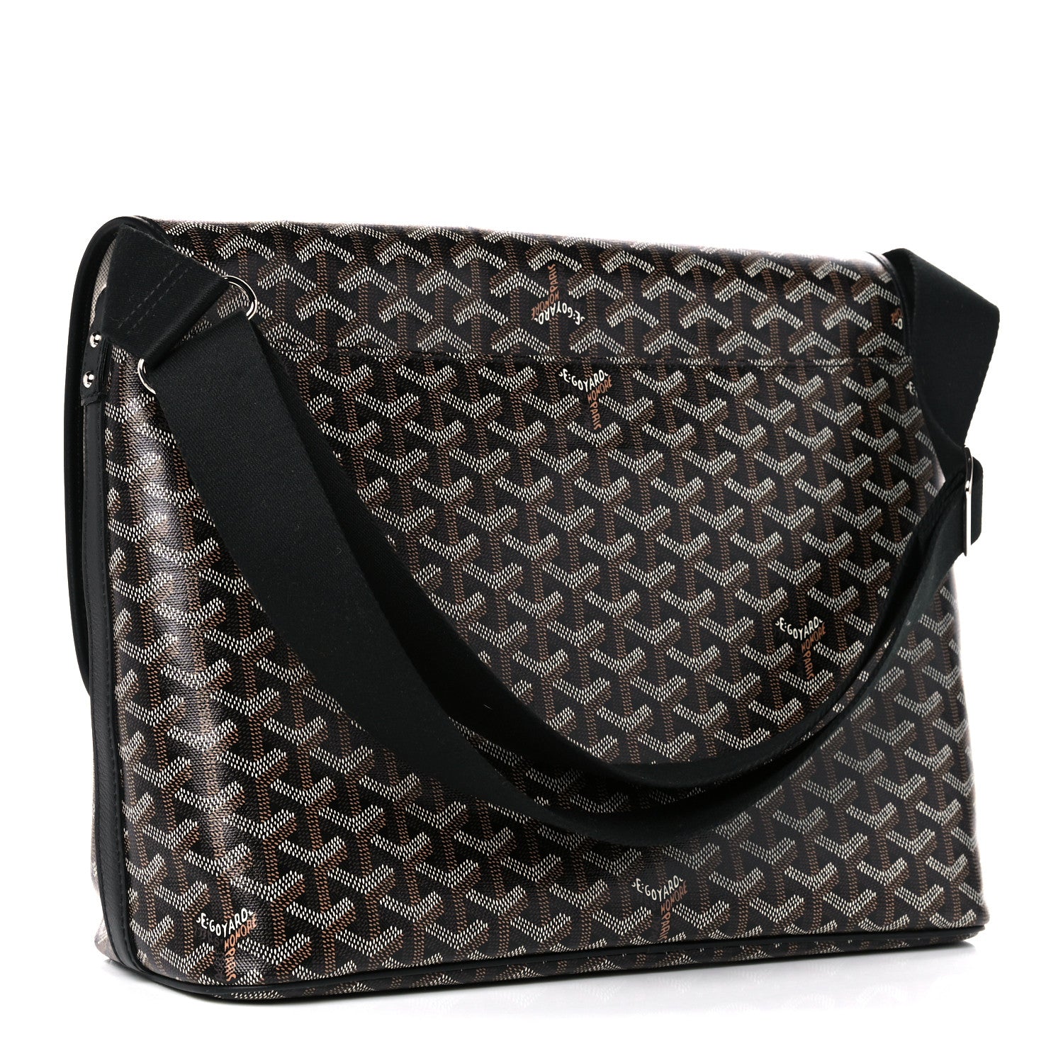 Goyard Goyardine Capetien Messenger Bag Black 3 of 9