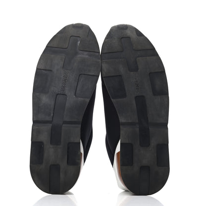 Hermes Technical Canvas Sneakers 38 Black 4 of 4