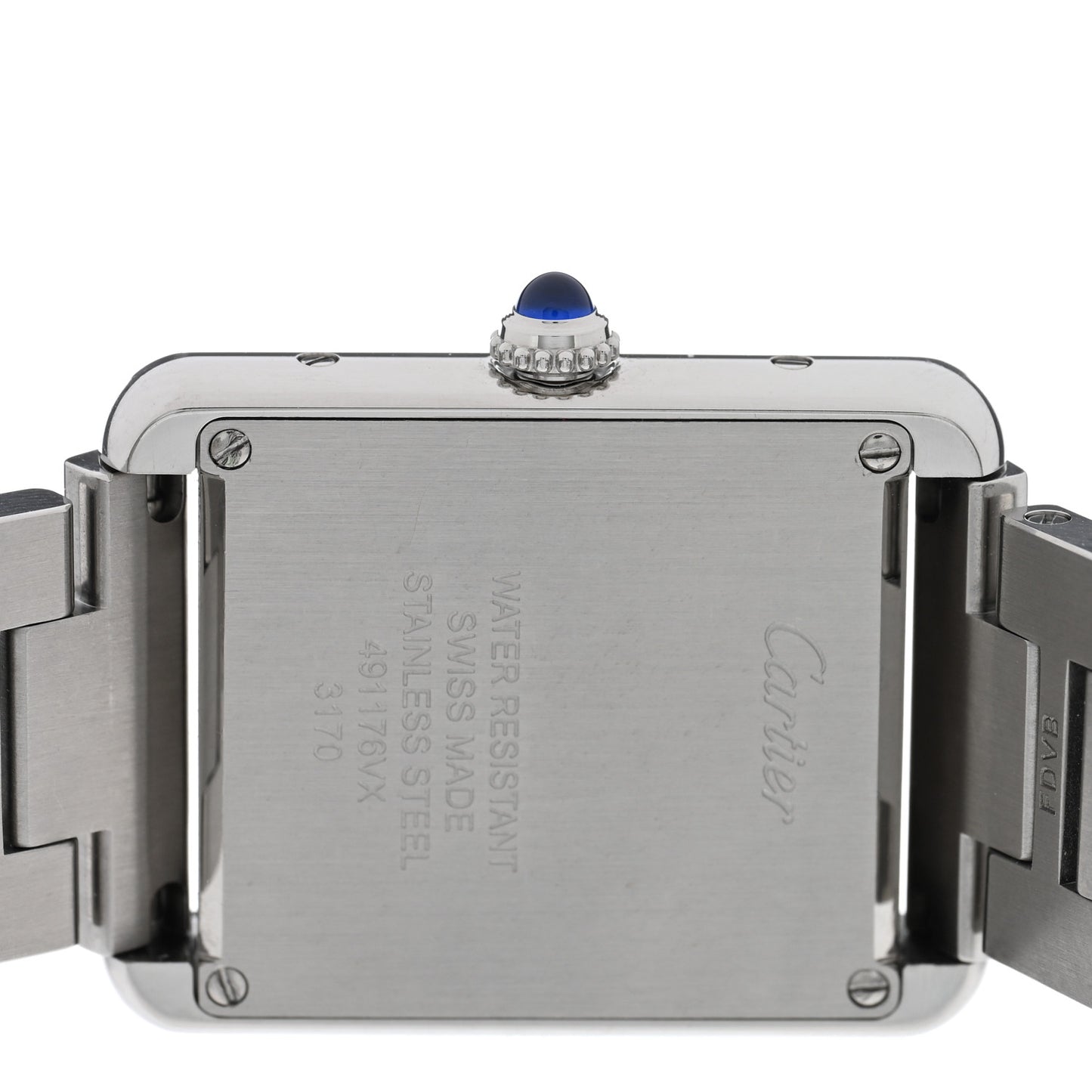 Stainless Steel 24mm Tank Solo Quartz Watch
