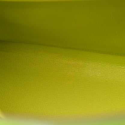 Hermes Epsom Horseshoe Kelly Sellier 35 Vert Bengale Kiwi Lime 15 of 22