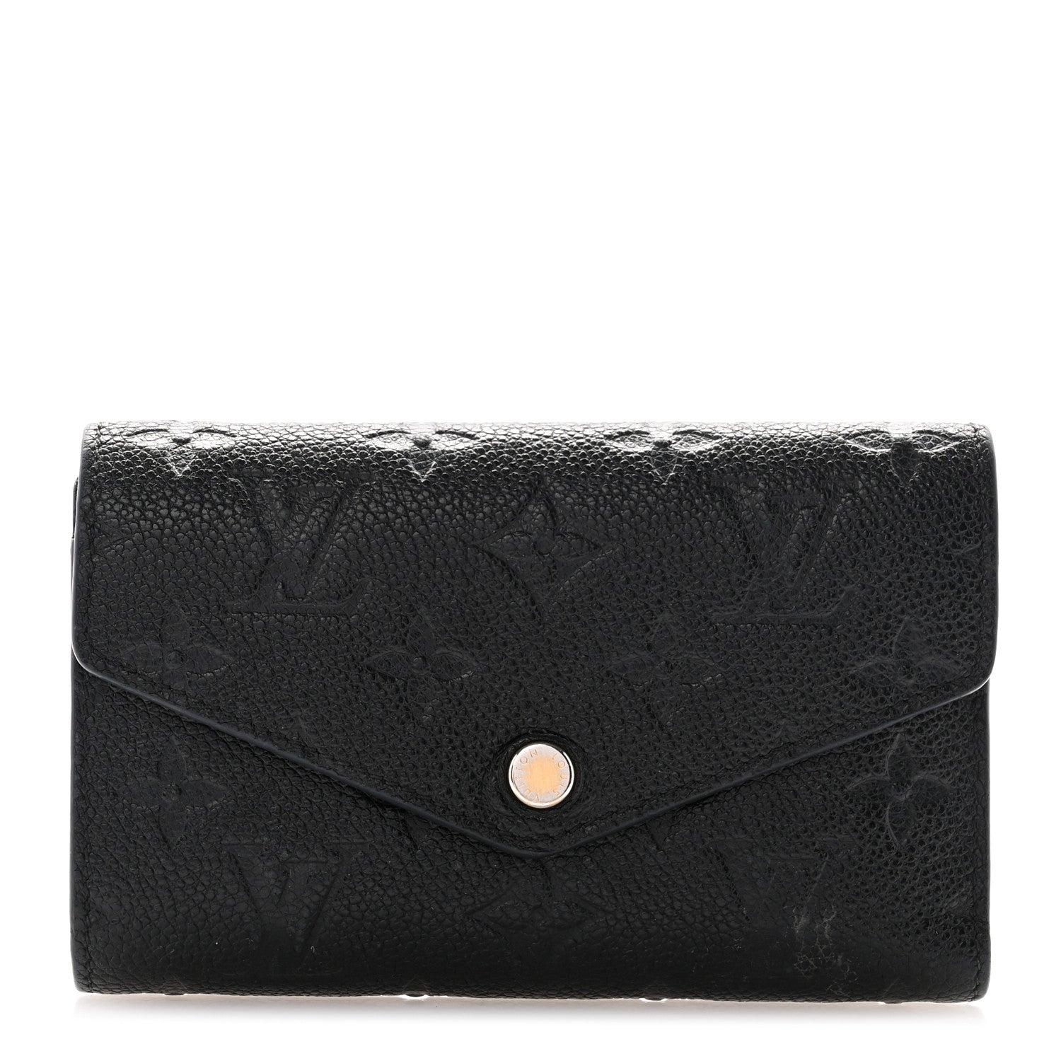 Louis Vuitton Empreinte Compact Curieuse Wallet Black 1 of 9