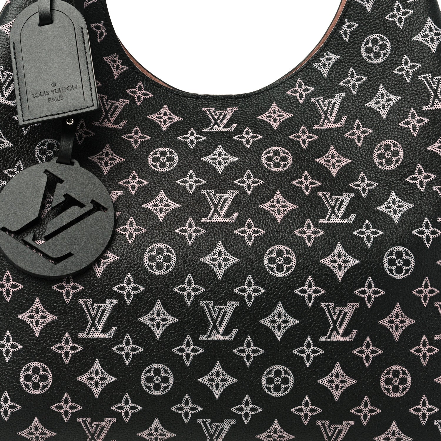 Louis Vuitton Mahina Carmel Hobo PM Black 6 of 8