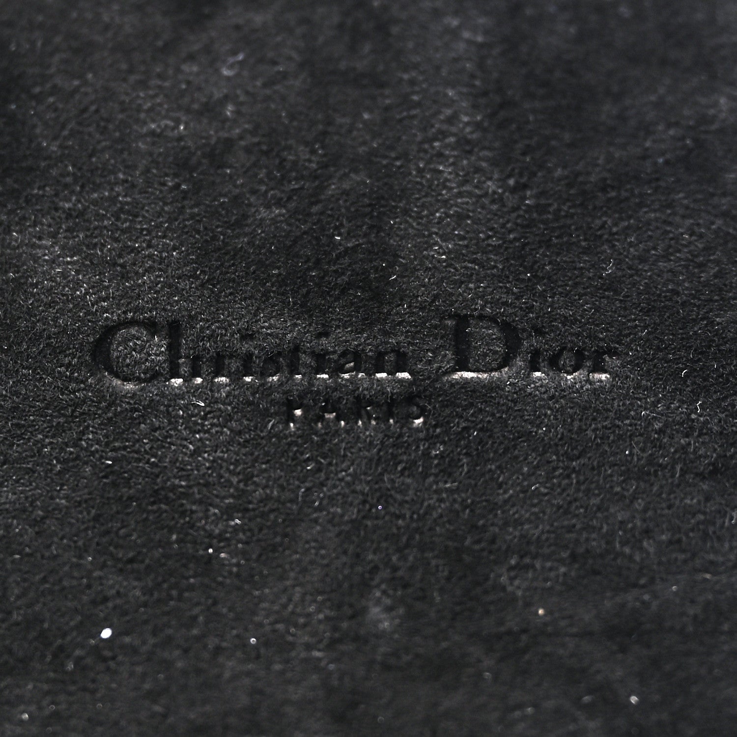 Christian Dior Grained Calfskin Caro Double Pouch Black 6 of 11