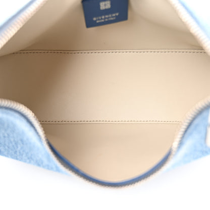 Givenchy Denim Small Moon Cut Out Shoulder Bag Blue 5 of 10