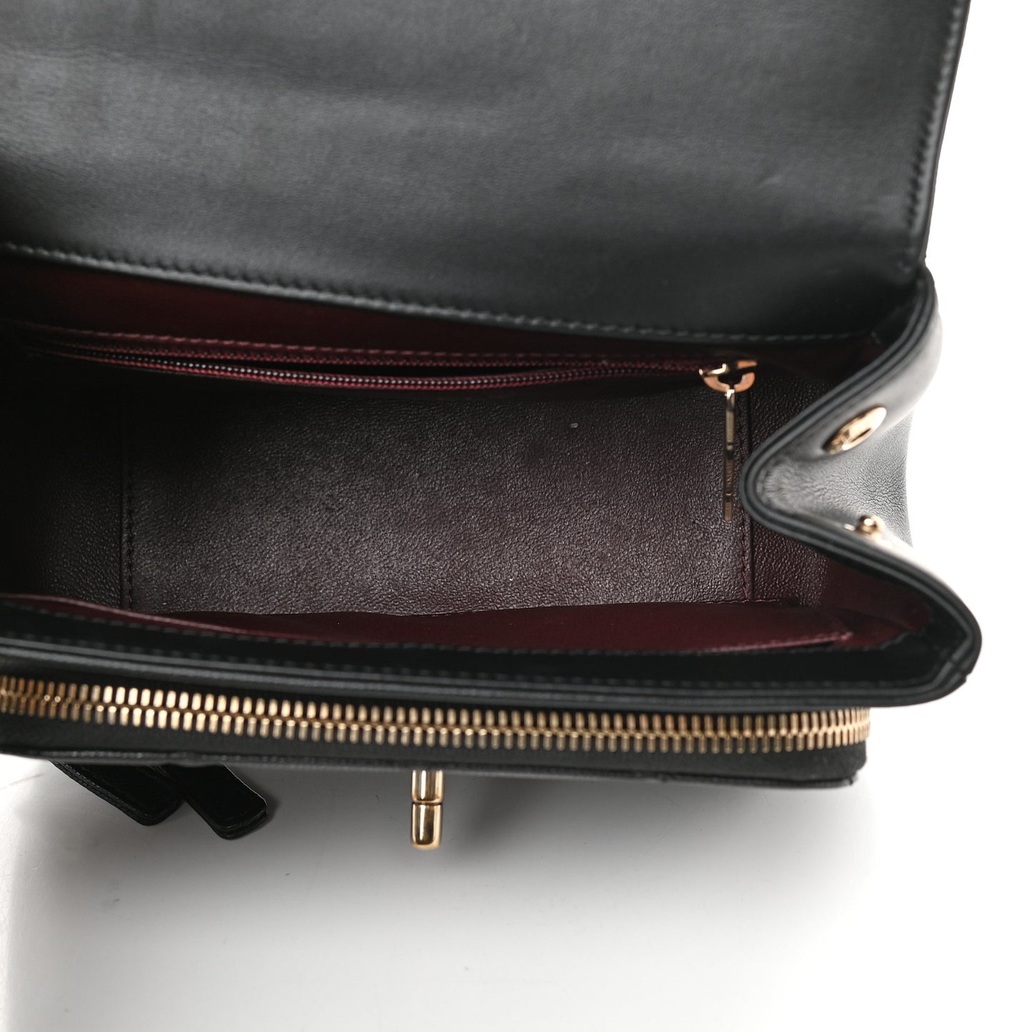 Caviar Quilted Small Business Affinity Flap Black