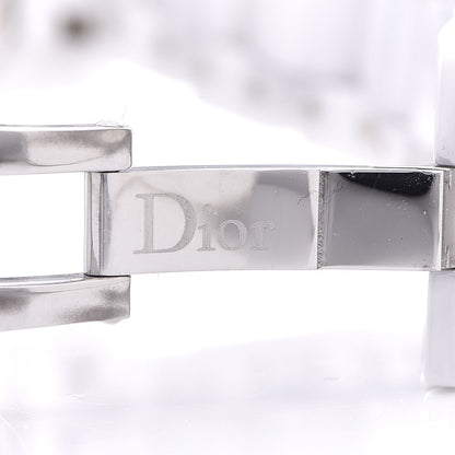 Christian Dior Stainless Steel Ceramic Diamond Mother of Pearl 33mm Dior VIII Automatic Watch White 8 of 9