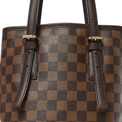 Louis Vuitton Damier Ebene Marais Bucket 23 7 of 9