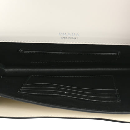 Prada Saffiano City Calfskin Mini Envelope Bag White 5 of 10