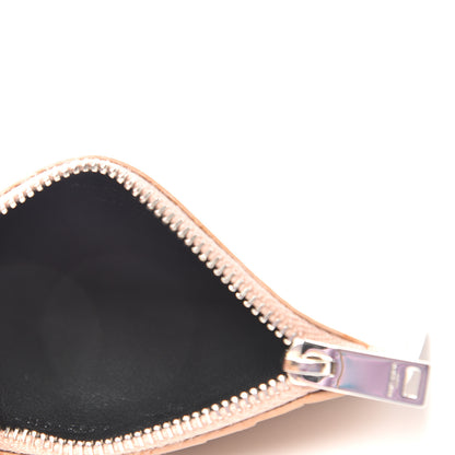 Saint Laurent Grained Calfskin 5 Fragments Zip Pouch Card Holder Nude Powder 5 of 7
