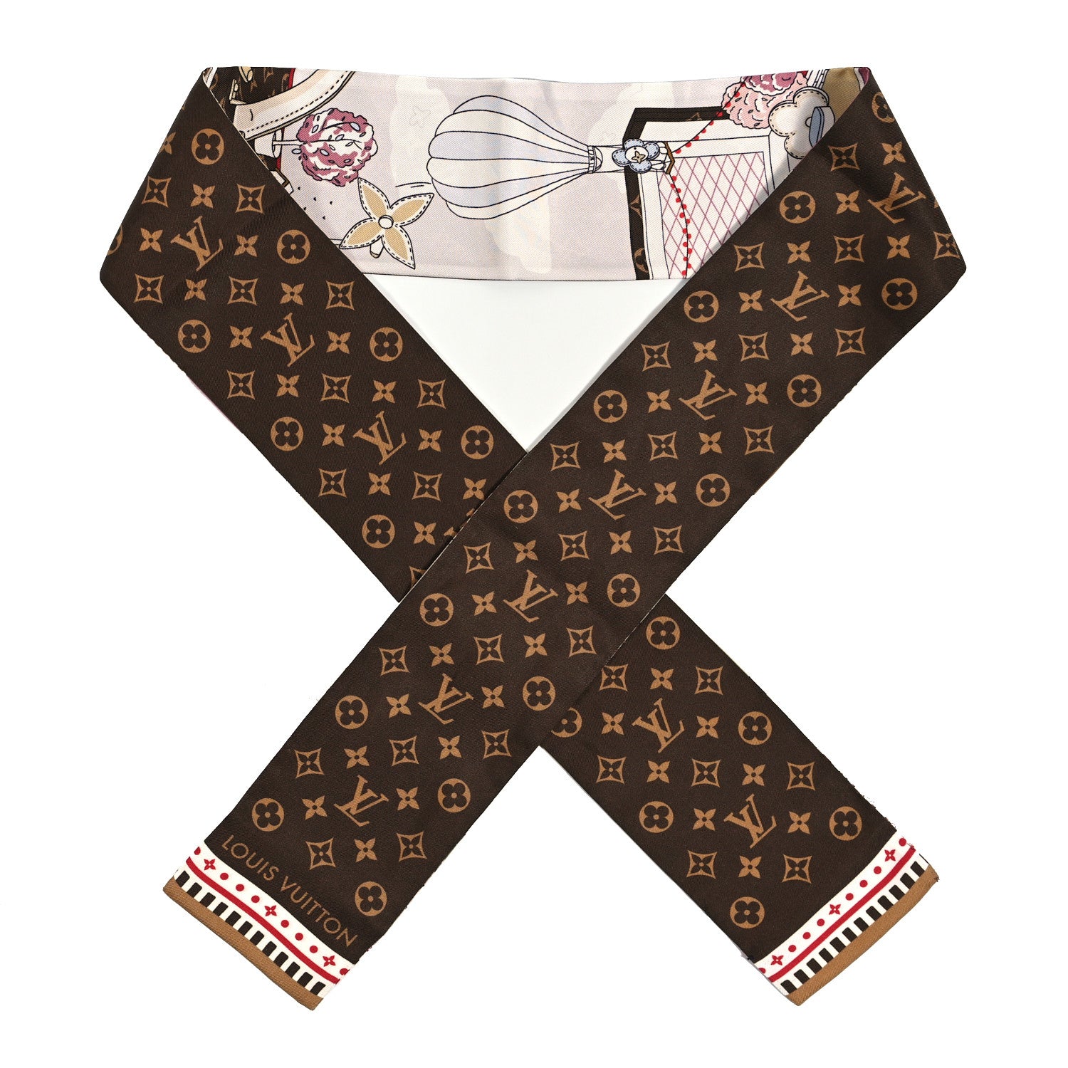 Louis Vuitton Silk Vivienne World Bandeau Multicolor 1 of 3