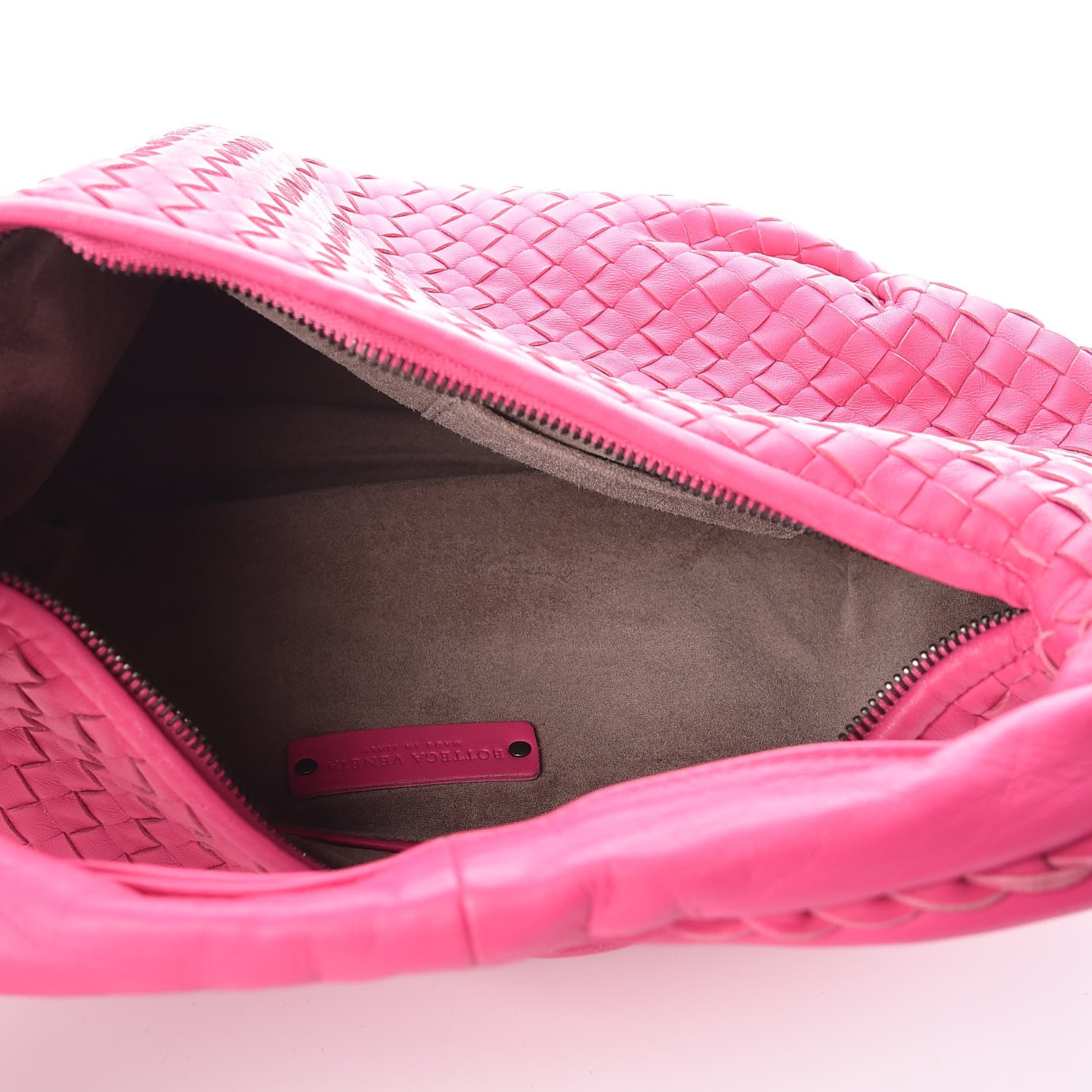 Bottega Veneta Nappa Intrecciato Medium Belly Veneta Hobo Rosa Shock 7 of 9