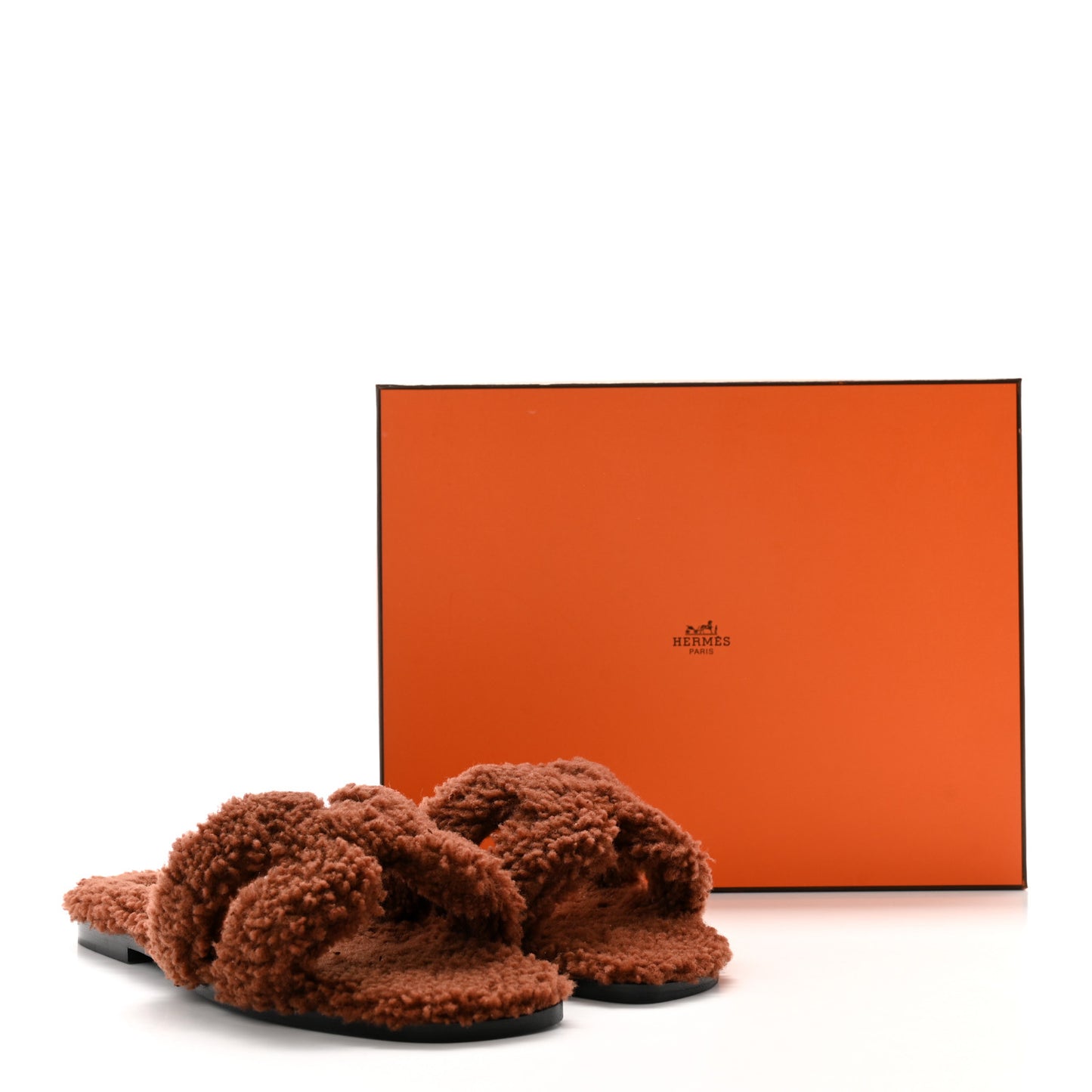 Woolskin Oran Sandals 37.5 Cognac