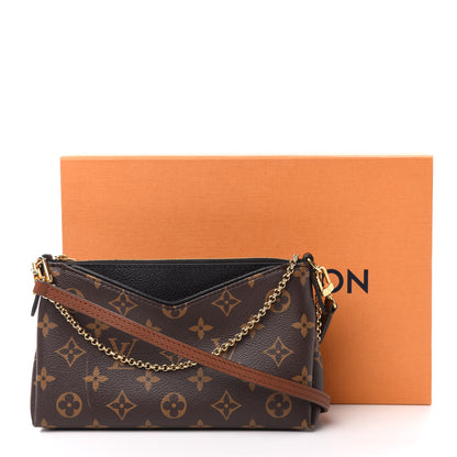 Louis Vuitton Monogram Pallas Clutch Black 13 of 13