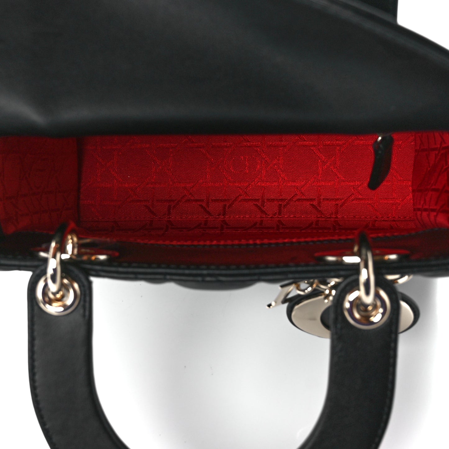 Lambskin Cannage Small My ABCDior Lady Dior Black