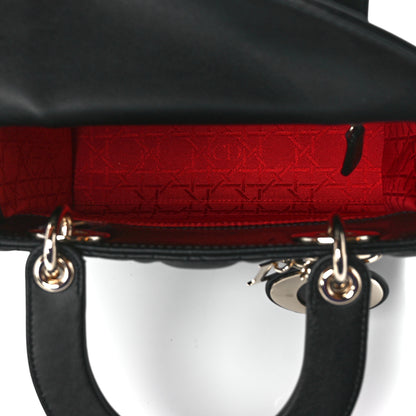 Christian Dior Lambskin Cannage Small My ABCDior Lady Dior Black 5 of 12