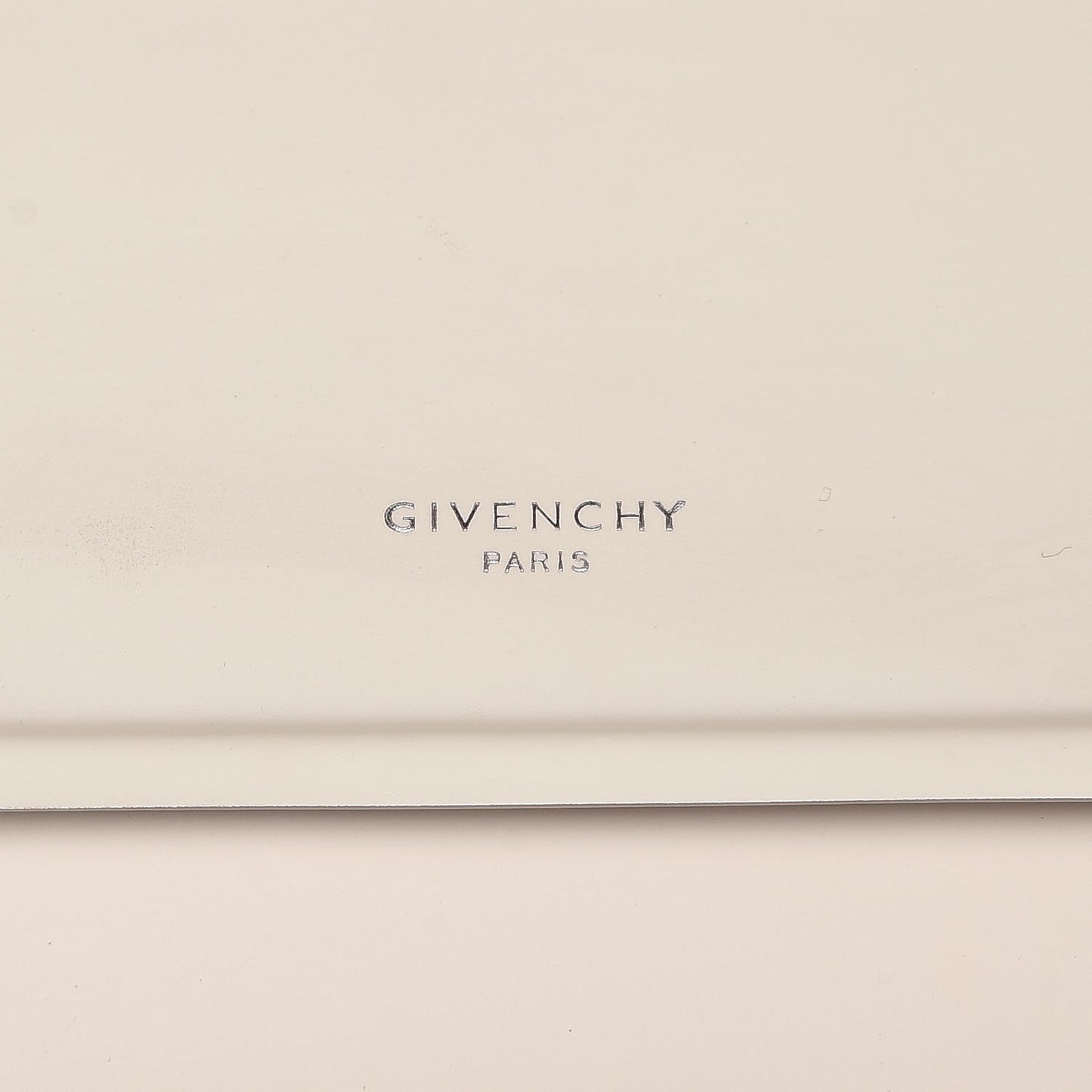 Smooth Calfskin Mini Horizon Satchel Off White